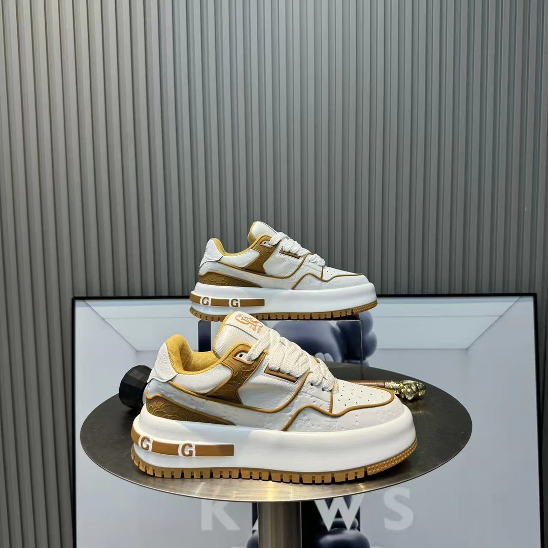 时尚休闲鞋低帮增高鞋子厚底ins夏季老爹鞋板鞋拼色休闲潮流秋季