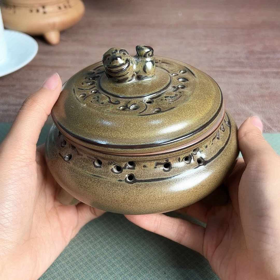 龙泉云间青瓷小米茶器