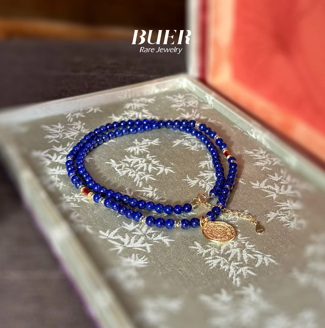 【不二】 青金石DIY项链4mm+