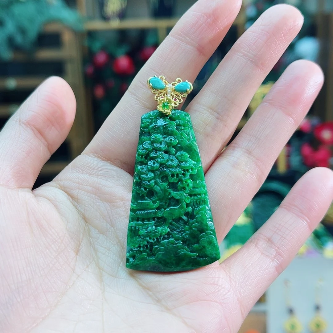 颈饰合金翡翠48小时鉴赏期1