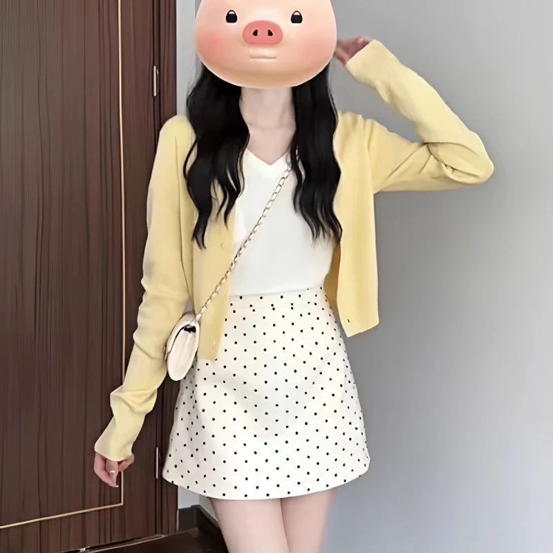 早春穿搭一整套女装小香风套装女2025新款爆款洋气春秋裙子两件套