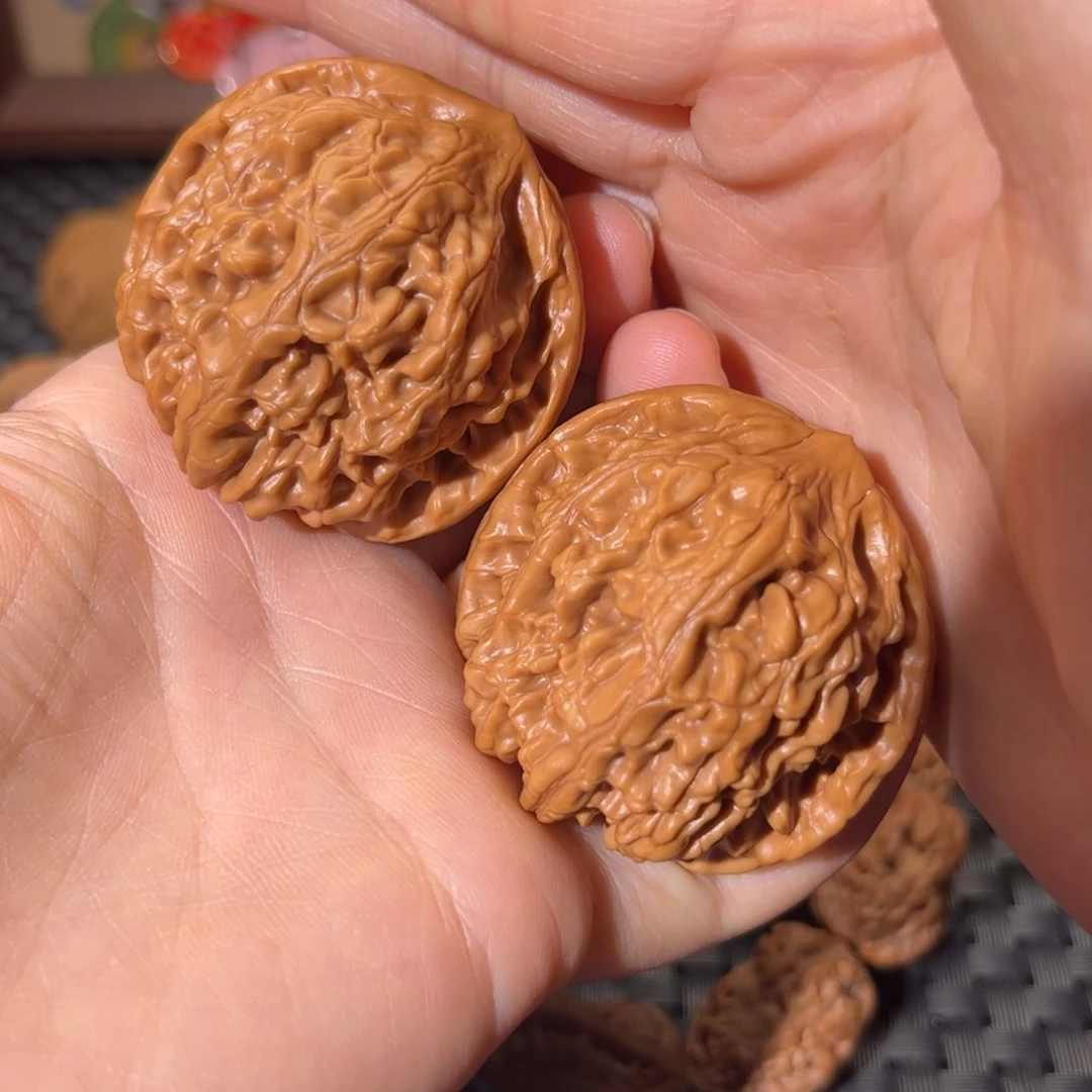 核桃文玩红锦鲤43