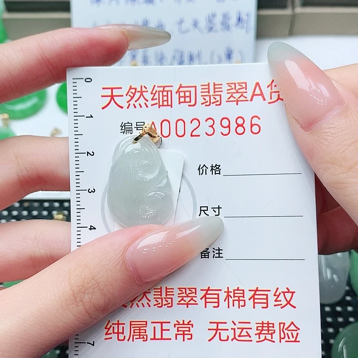 翡翠未镶嵌吊坠(不含链)11111111111