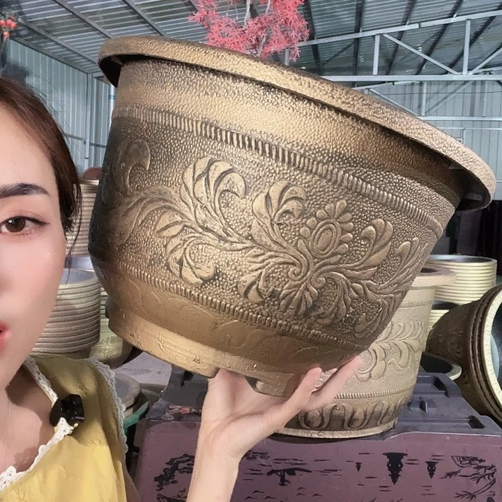 圆花盆40口径4个花盆