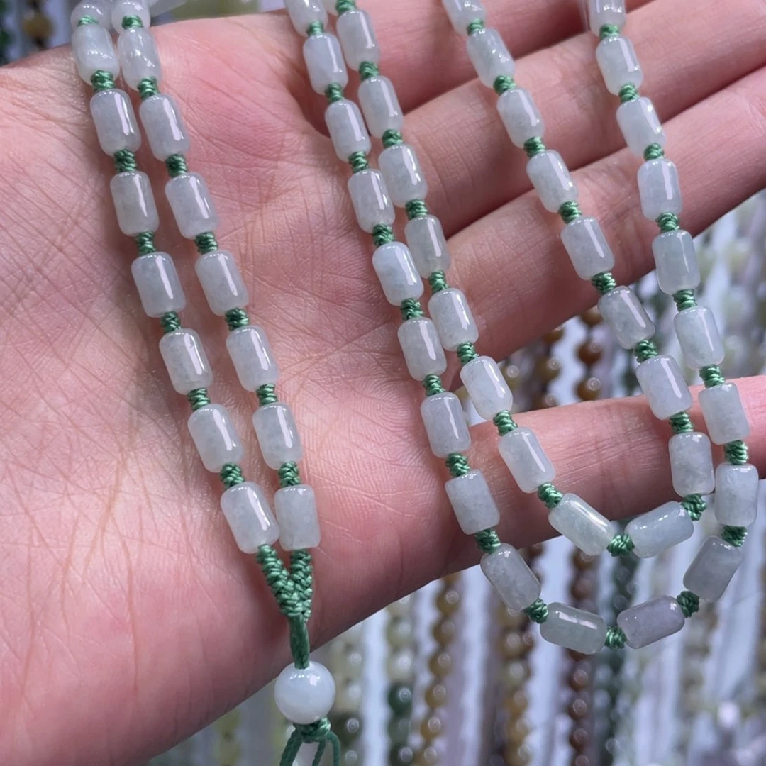 颈饰未镶嵌翡翠珠链