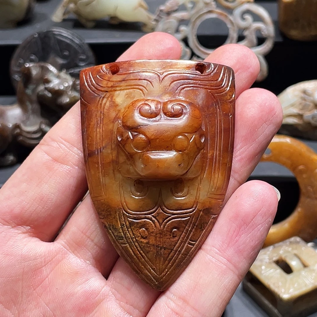 蓦***然和田玉（糖玉）未镶嵌挂件