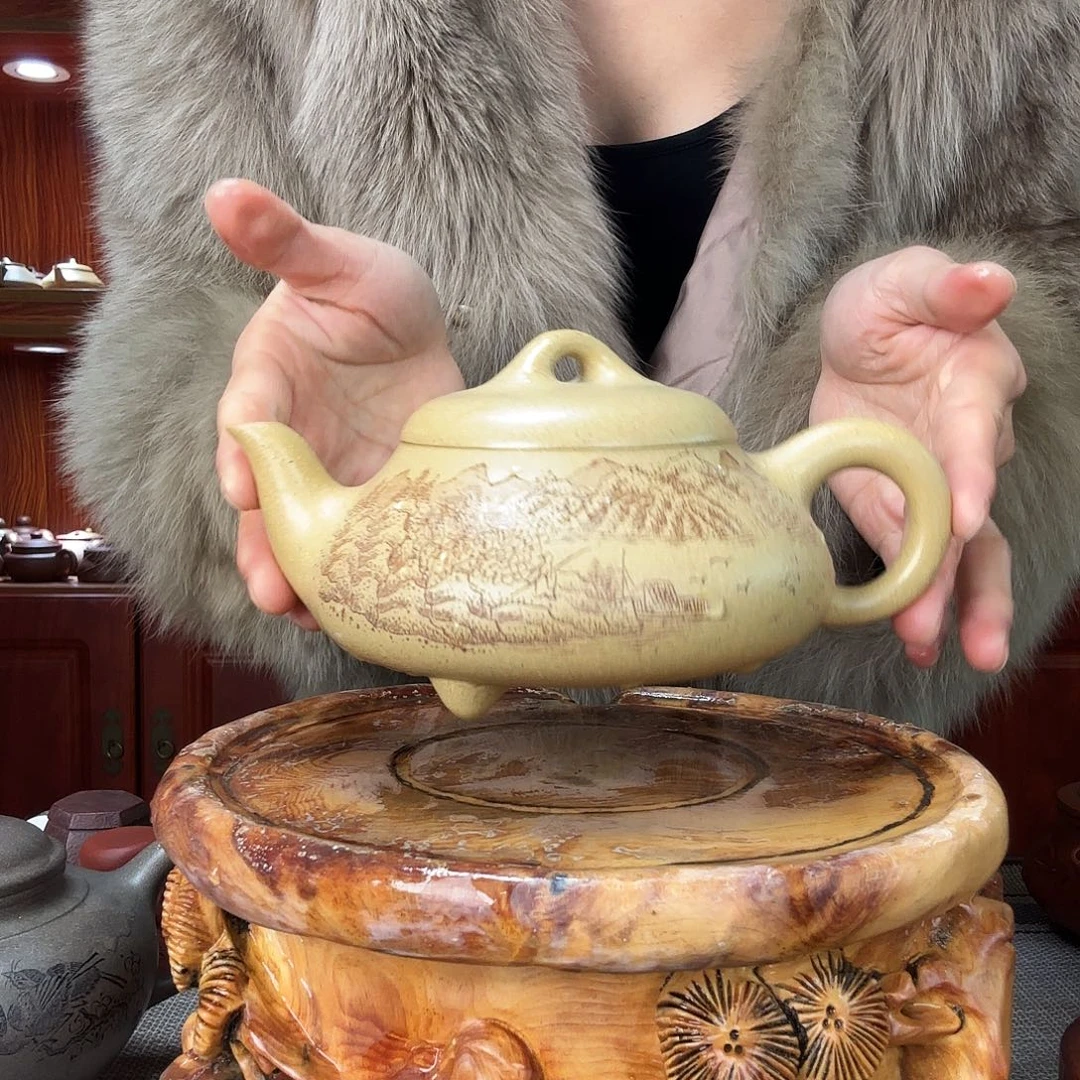 紫砂茶壶一壶李紫砂400cc