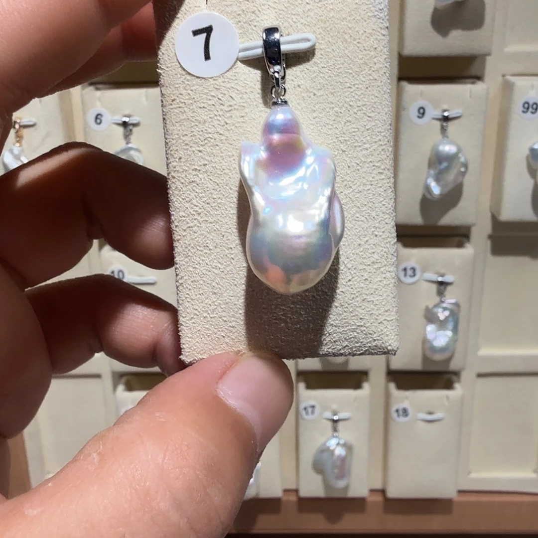 吊坠(不含链)合金淡水珍珠