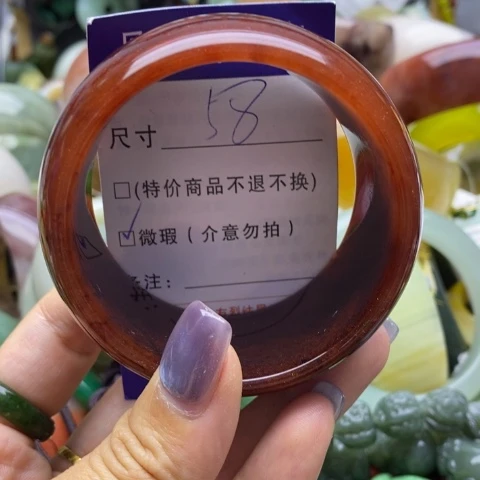 未镶嵌手镯石英质玉