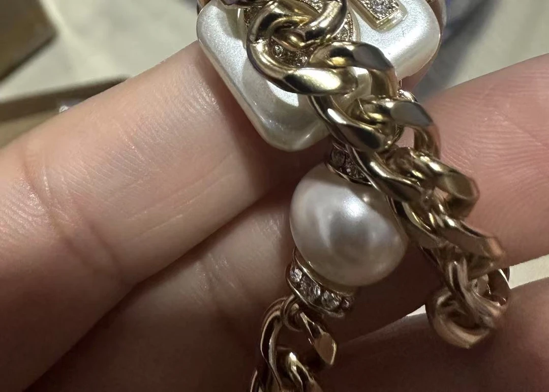 铜合金仿珍珠手链 “手链可调节”珠珠款浮力手链182