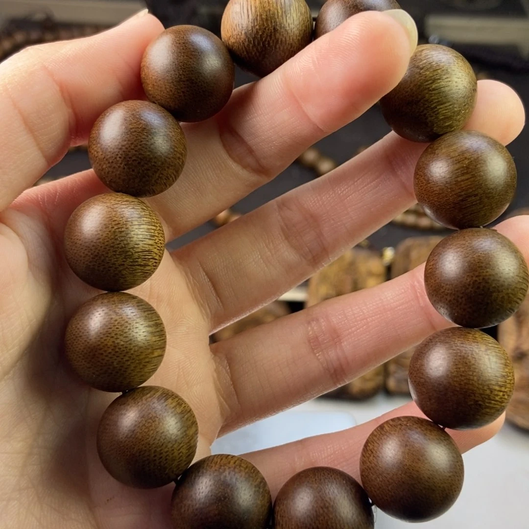 沉香手串常**号越南芽庄白
