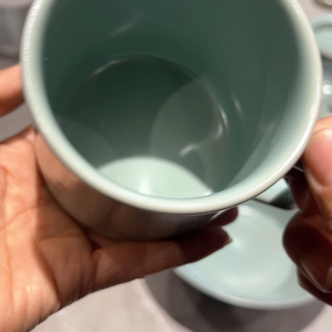 星***槎瓷杯子仿古风格古罗马风小香