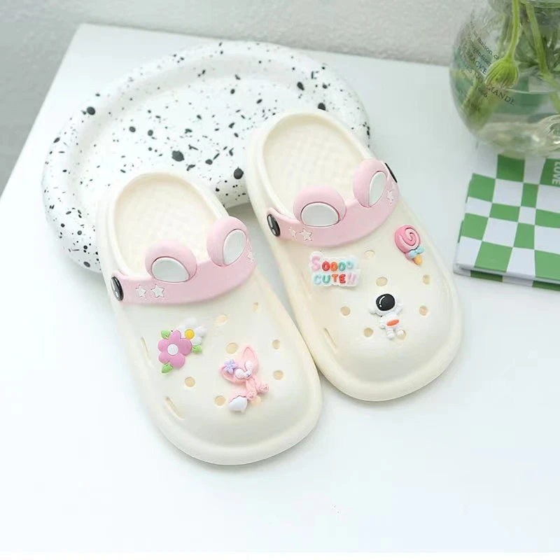 【米果妈】新款男女童夏季可爱洞洞鞋Z1414