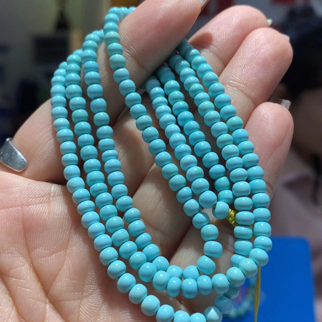 未镶嵌绿松石长链