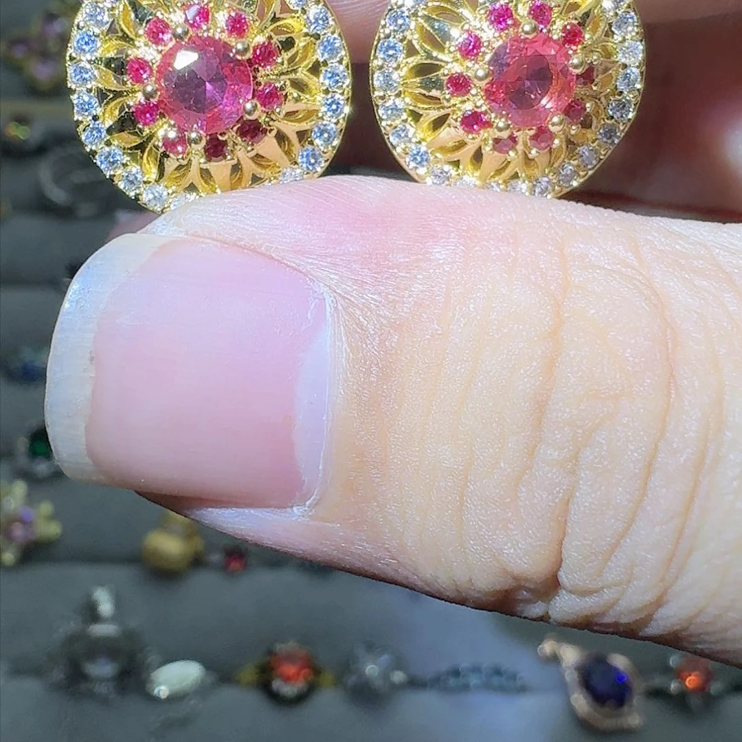 绿水晶戒指银S925镶嵌