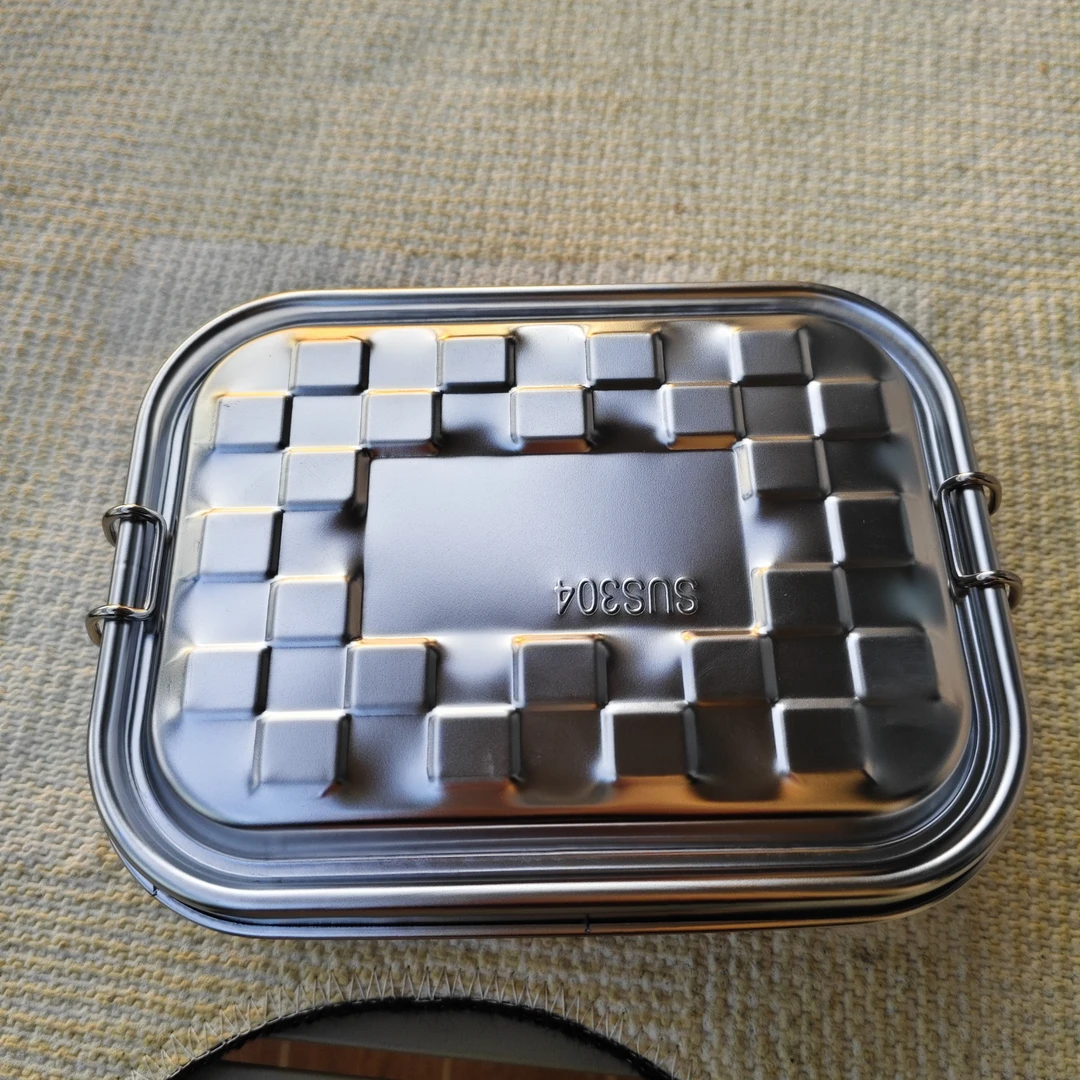 美式304不锈钢饭盒