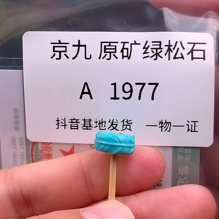 绿松石未镶嵌珠宝奇石10.4✖️4.9