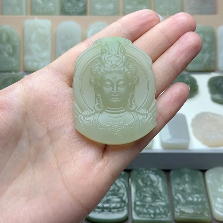 和田玉颈饰未镶嵌岁**好