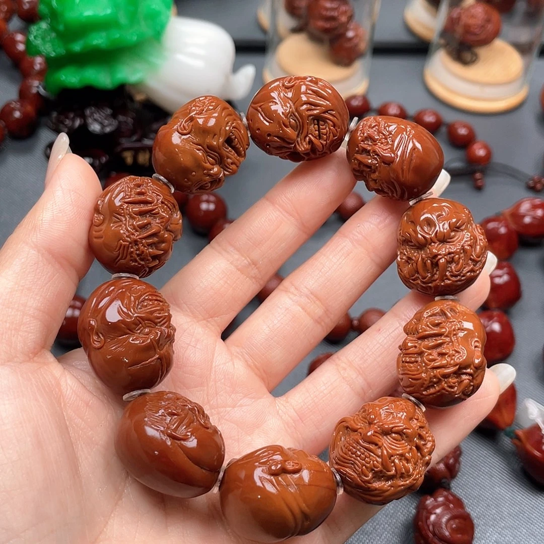 觉***达手串橄榄核恶僧手串