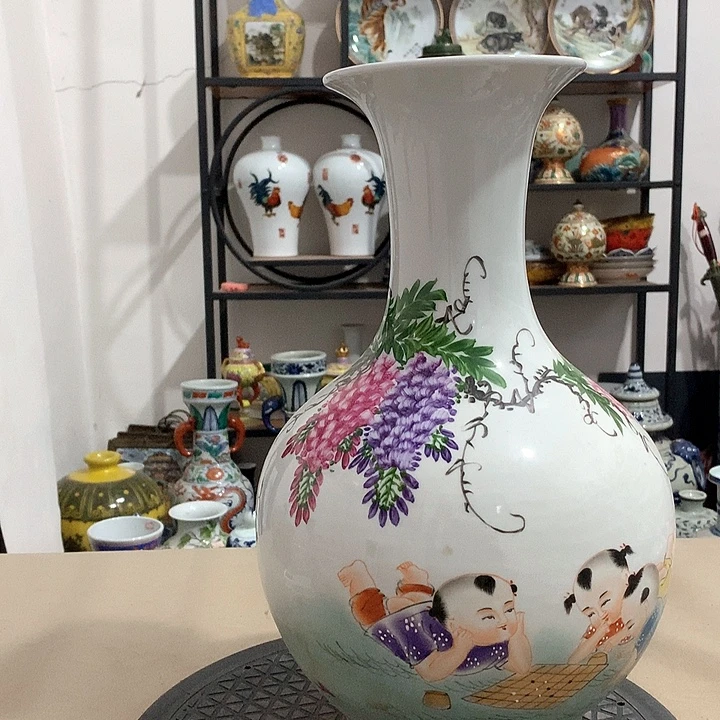 摆件陶博古架陶瓷摆件