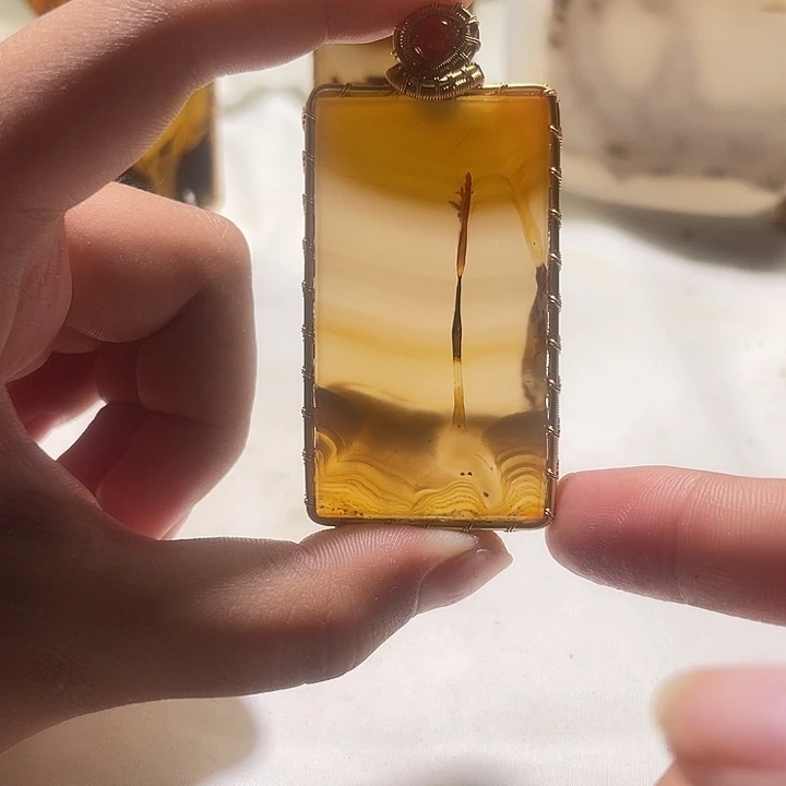 玛瑙/玉髓未镶嵌颈饰
