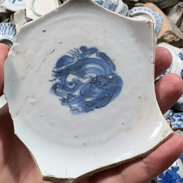 游***鹤瓷片瓷片标本，顺丰包邮