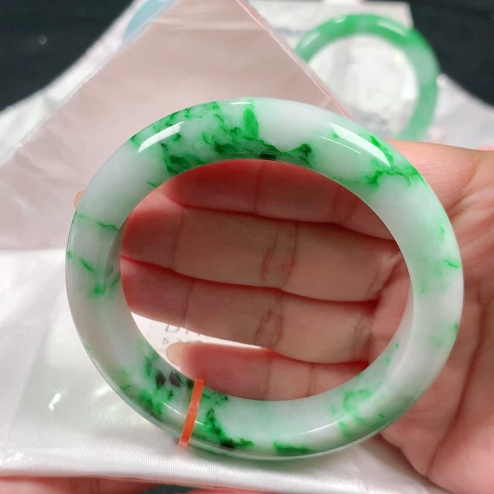 未镶嵌手镯翡翠编号D1191 正圈57