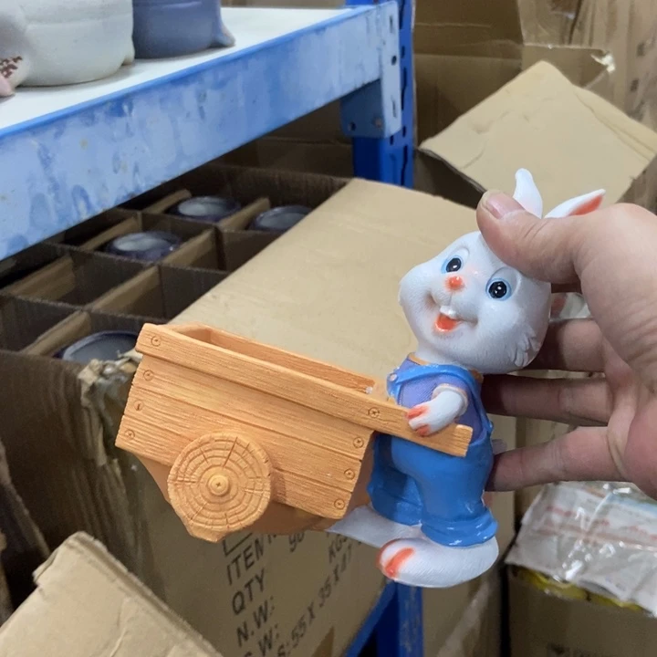 陶瓷花盆单场满9.9发8*6*6树脂材质