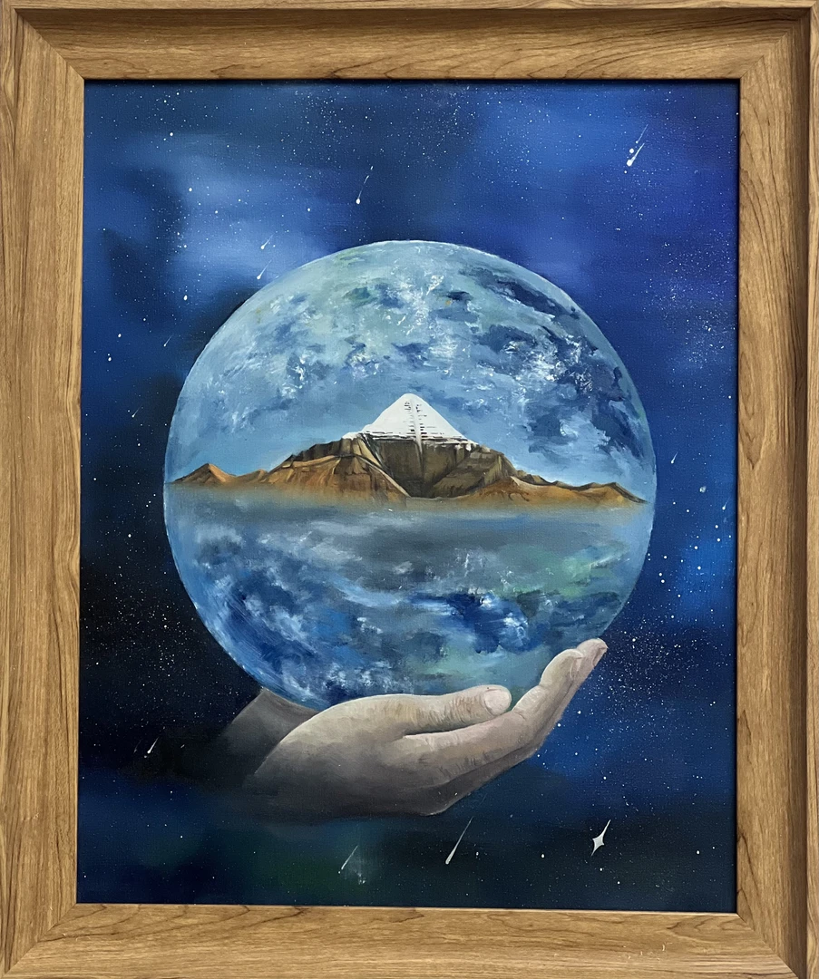 岗仁布齐风景装饰画适合客厅玄关餐厅走廊悬挂