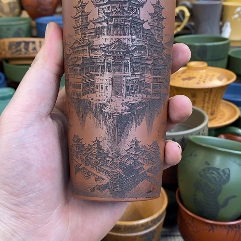 【闪购商品】紫砂杯子宜兴全手工紫砂杯