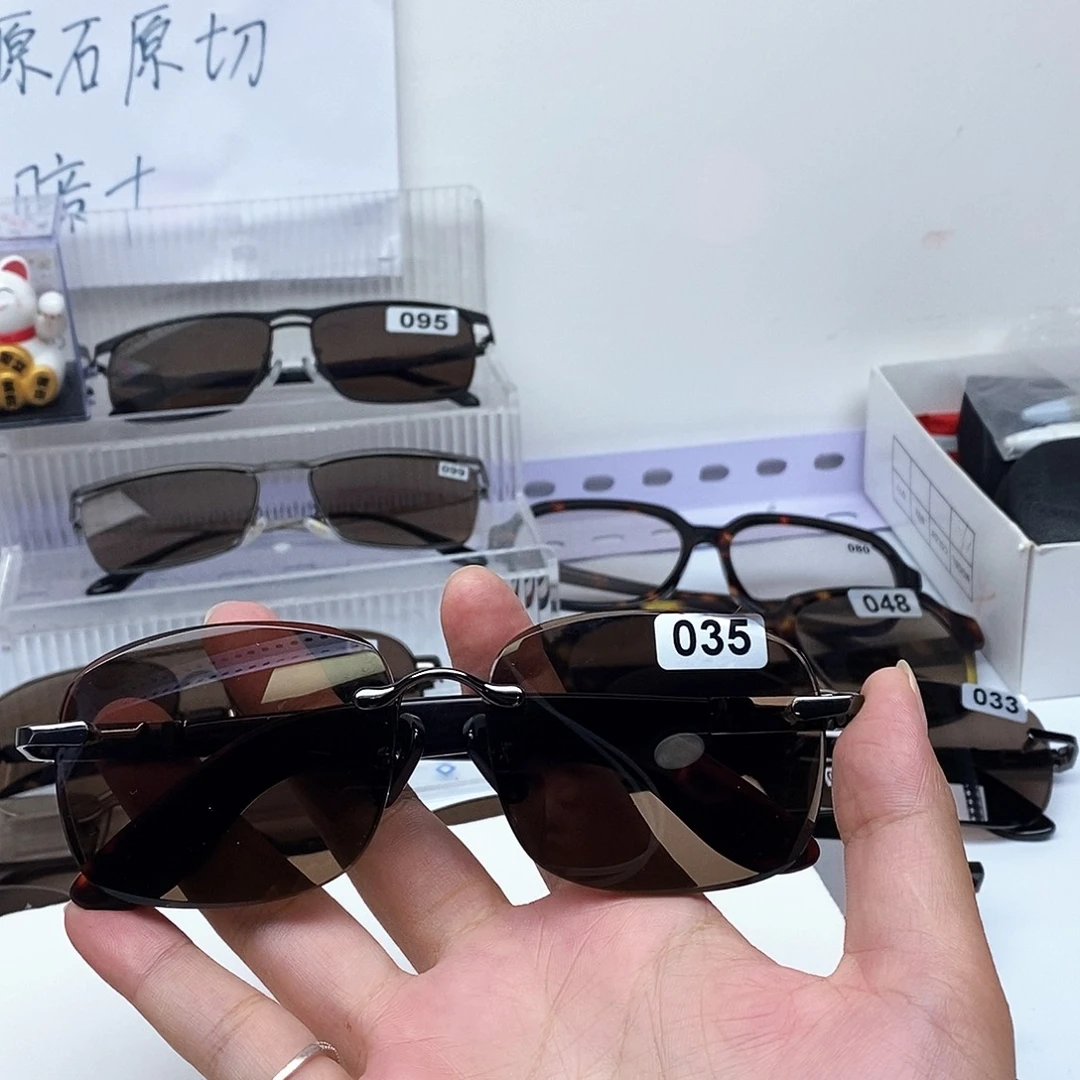 无框高档水晶眼镜035t