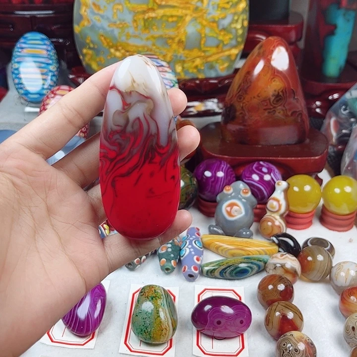 未镶嵌耳饰玛瑙/玉髓