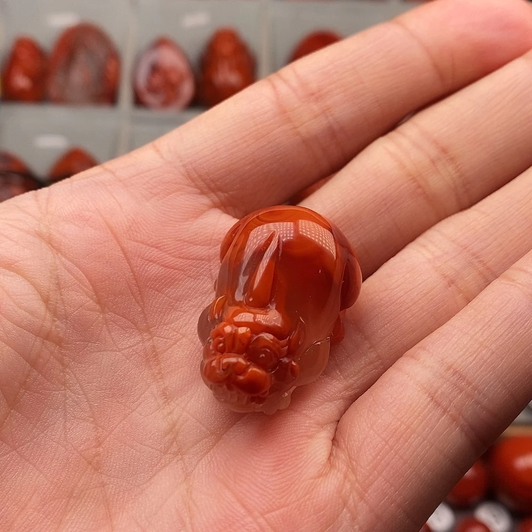 南红玛瑙未镶嵌吊坠(不含链)