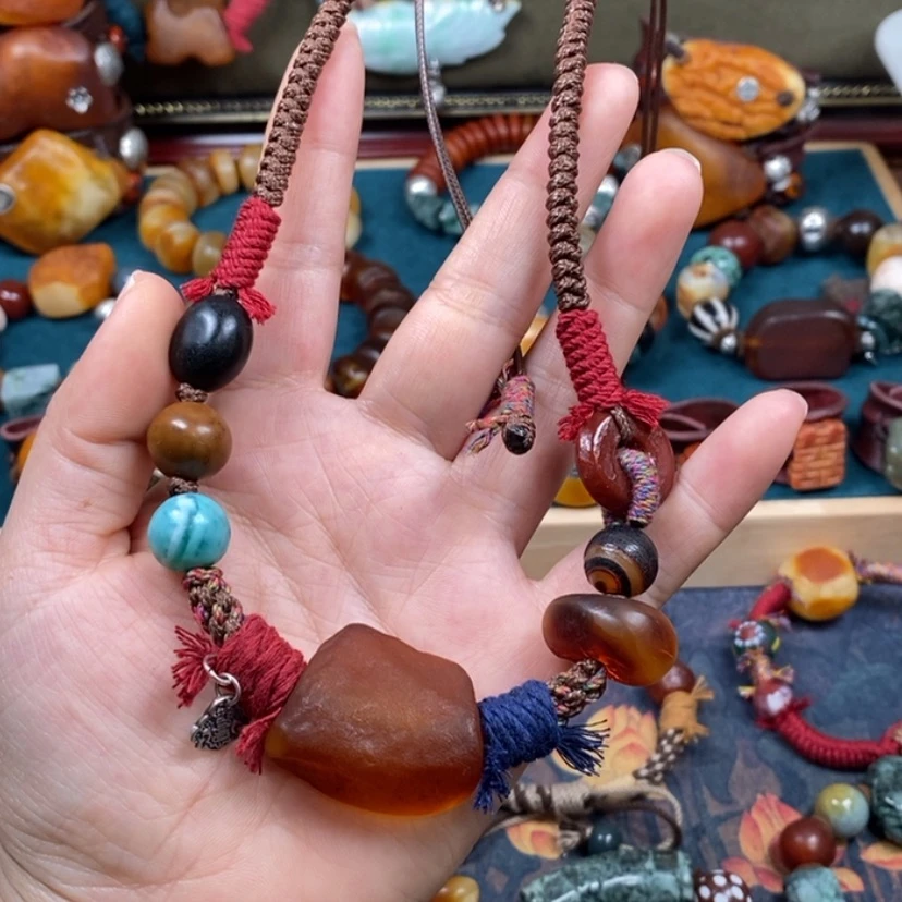 【闪购商品】蜜蜡颈饰未镶嵌项链