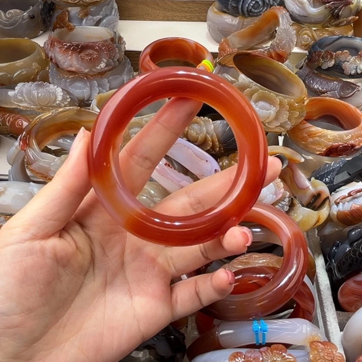 *****玛瑙/玉髓未镶嵌手镯一共258