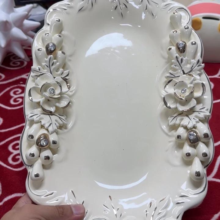 瓷片陶瓷花瓶陶瓷摆件工艺品
