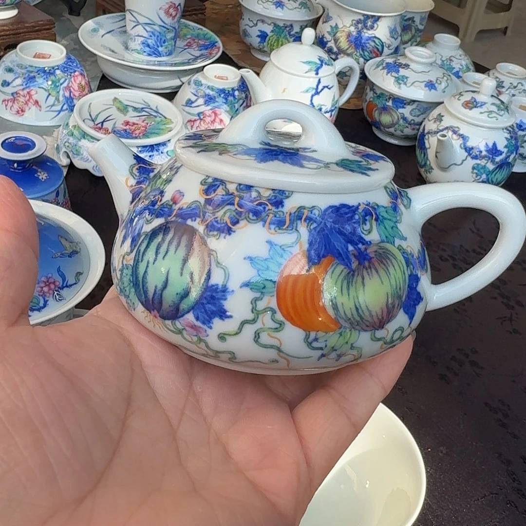 景德镇陶瓷微瑕壶