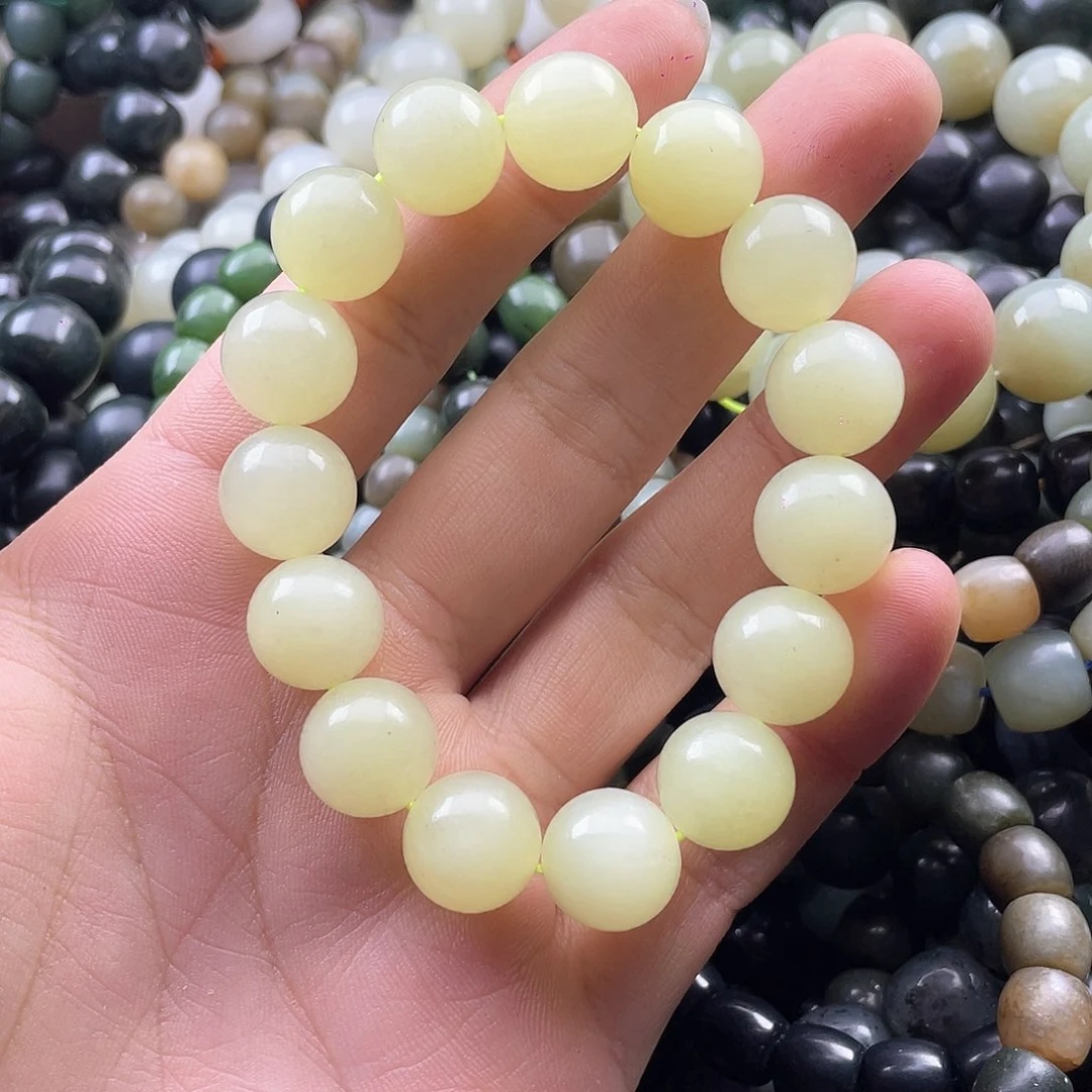 和田玉手串未镶嵌