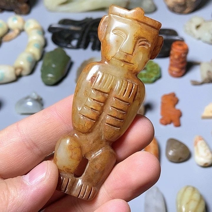 和田玉未镶嵌颈饰122