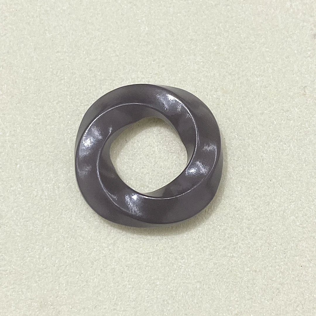 和田玉烟紫乌斯环