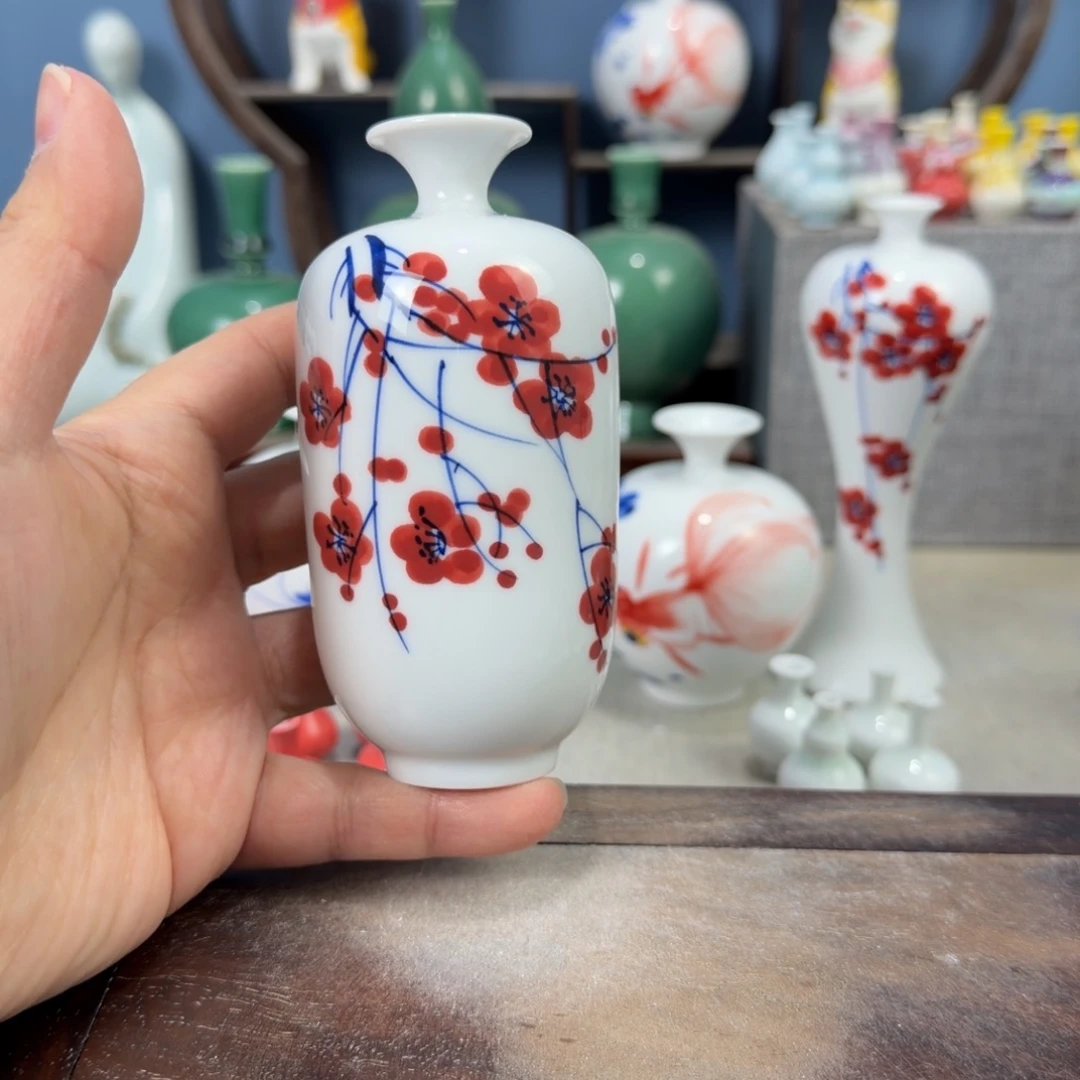 陶瓷手工小花器摆件