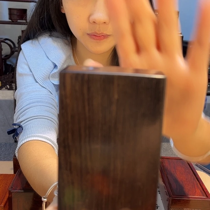 东非黑黄檀（紫光檀）粗支烟盒