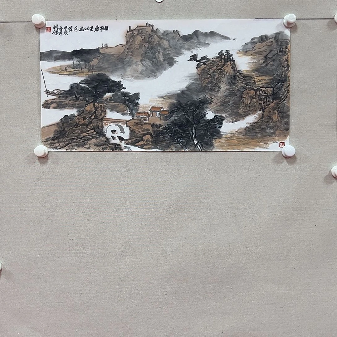 国画柳方金老师艺术精品