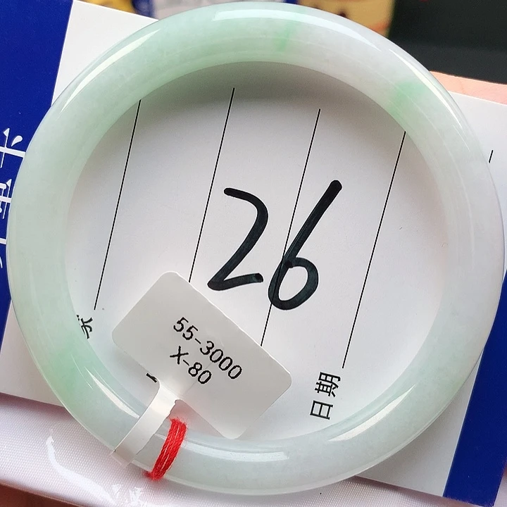 翡翠未镶嵌手镯天然缅甸a货翡翠