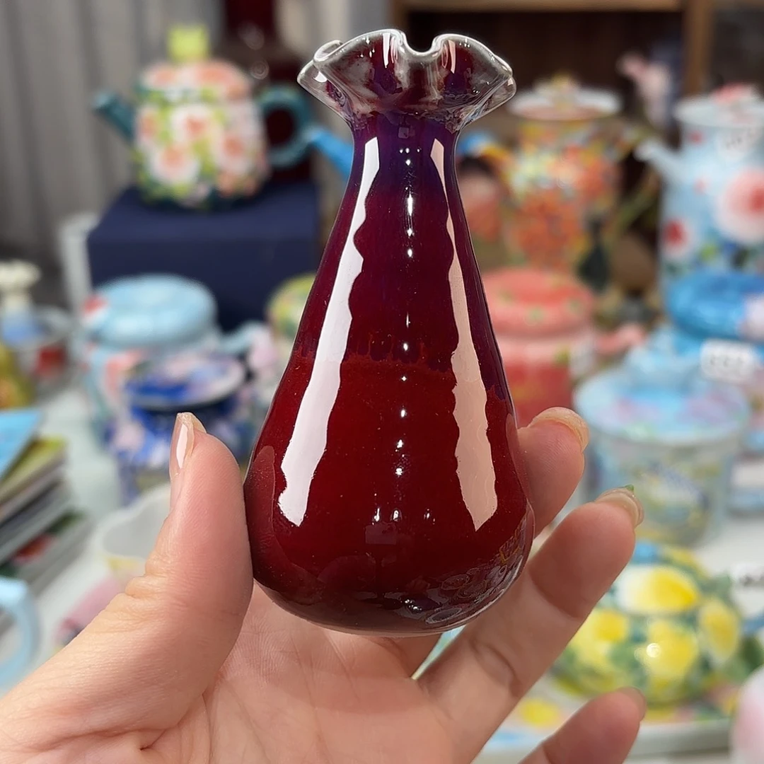 景德镇手绘高温釉下彩陶瓷茶具