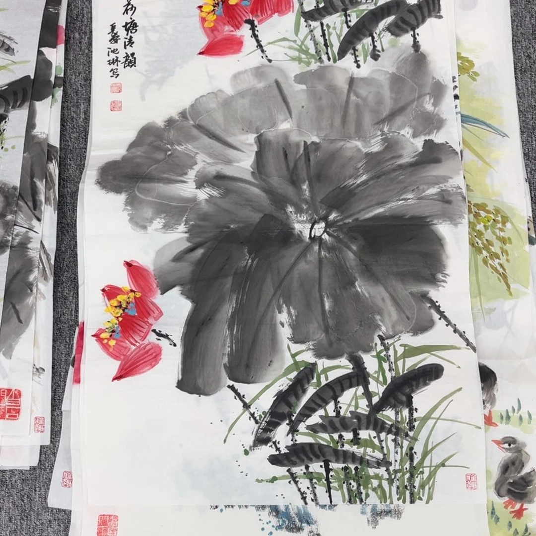 国画H***青绘画艺术作品展100.50