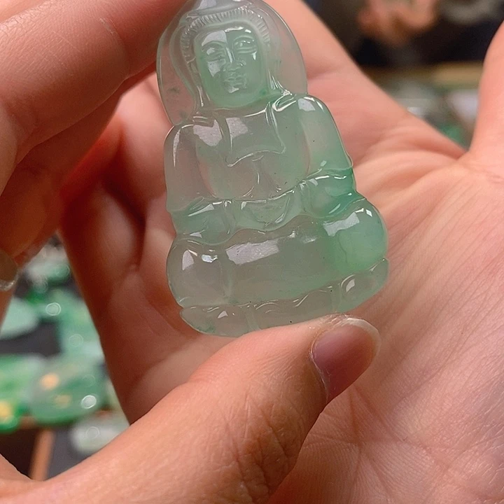 石英质玉精品挂件未镶嵌H*胡