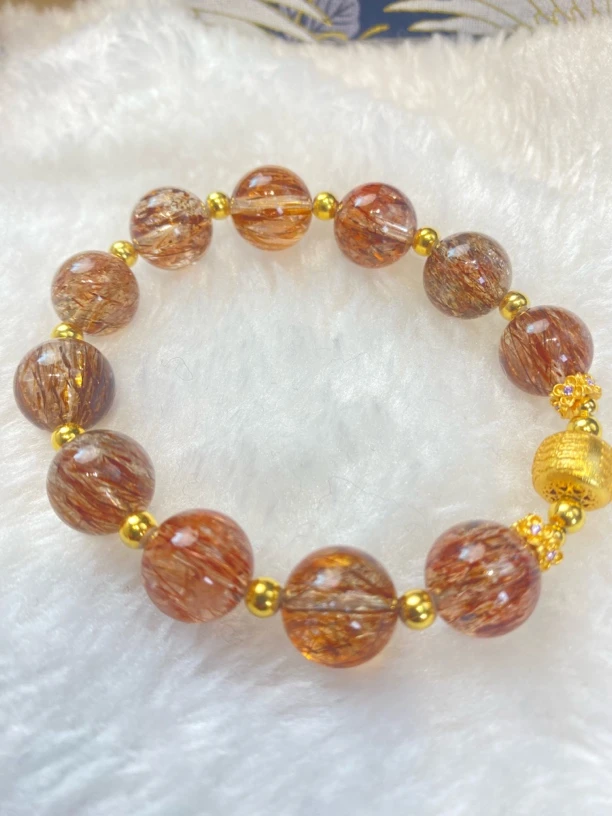 星辰*天然黑金超水晶手串*多样性发其一