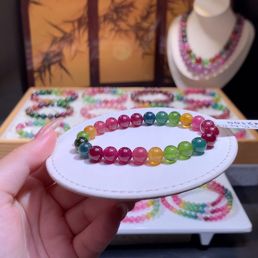 未镶嵌手链碧玺碧玺