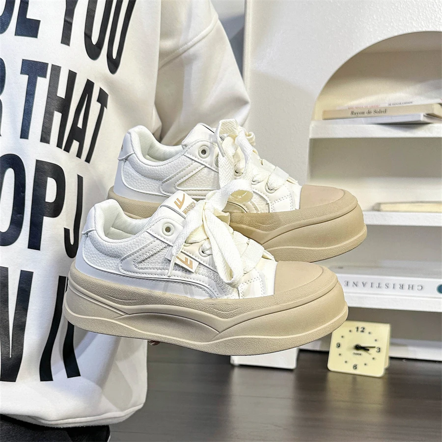 回力小白鞋女厚底百搭2025秋季新款韩版小个子内增高软底休闲板鞋